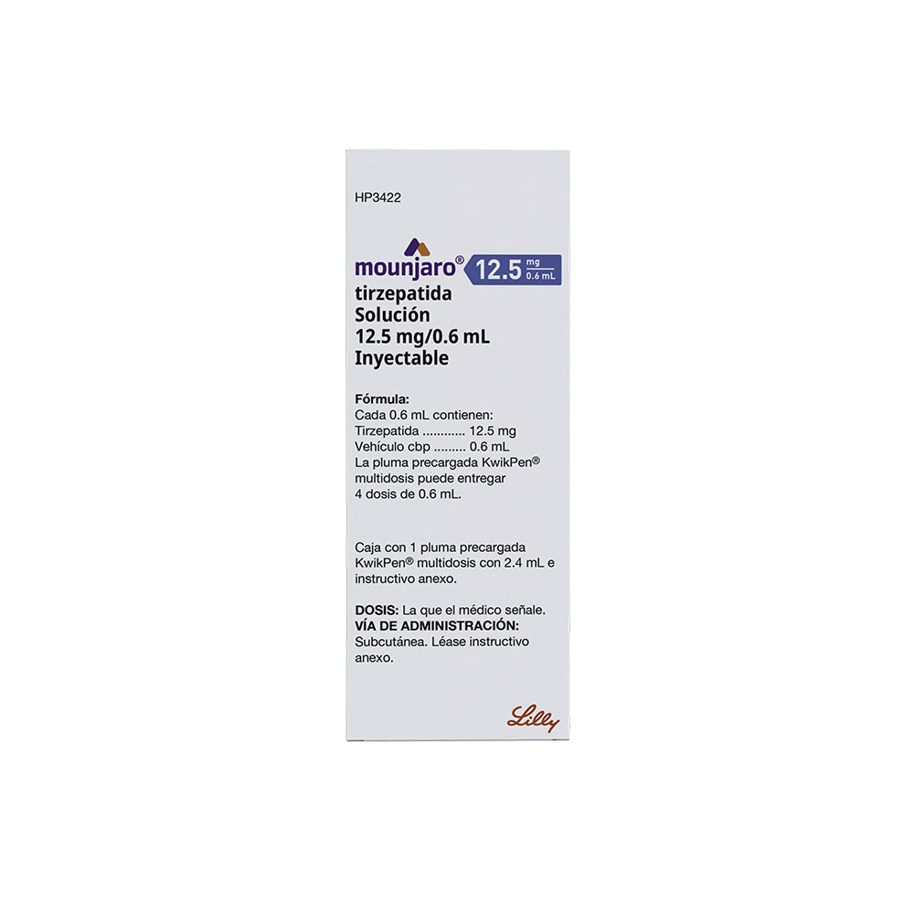 Mounjaro Pluma Precargada 12.5 Mg/0.6 Ml