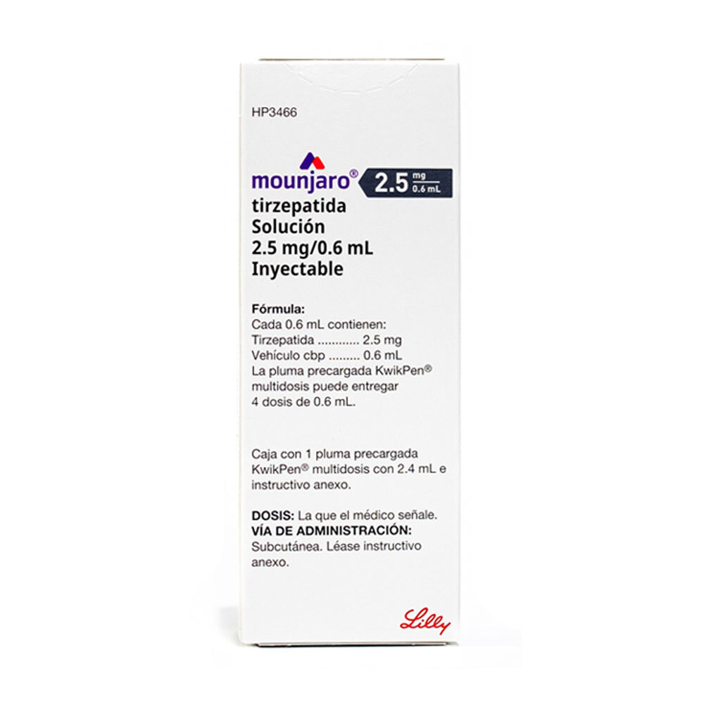 Mounjaro Pluma Precargada 2.5 Mg/0.6 Ml