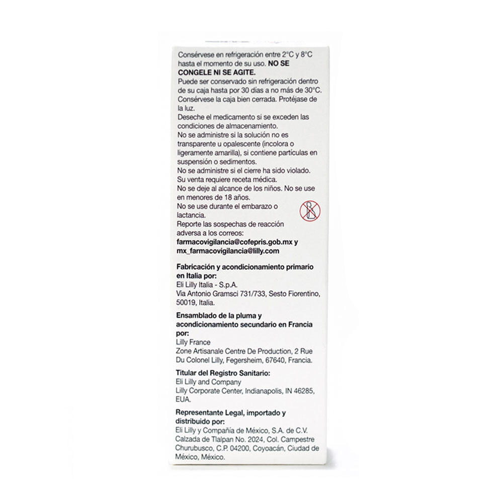 Mounjaro Pluma Precargada 2.5 Mg/0.6 Ml