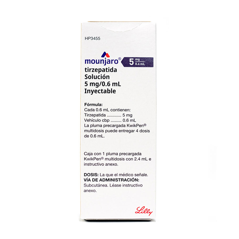 Mounjaro Pluma Precargada 5 Mg/0.6 Ml