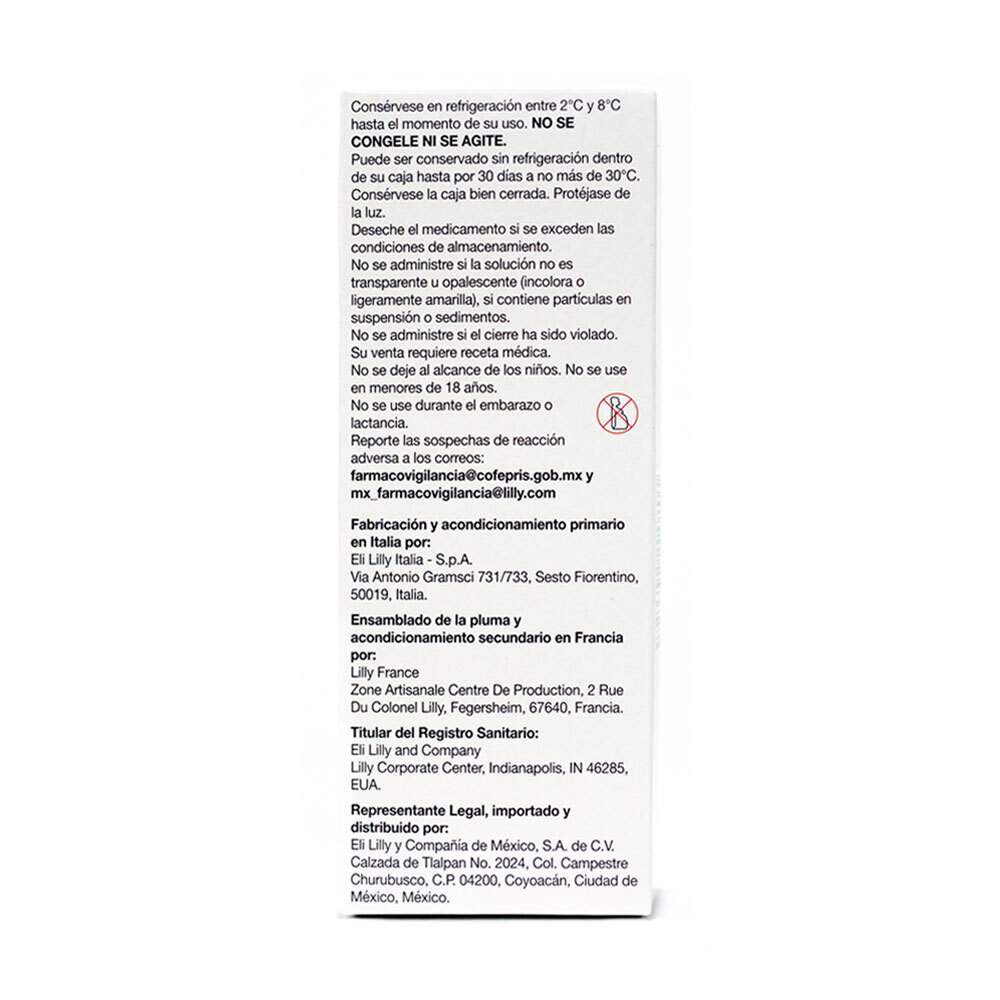 Mounjaro Pluma Precargada 5 Mg/0.6 Ml