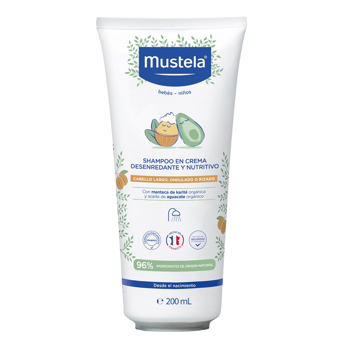 producto-Mustela Shampoo En Crema Desenredante Y Nutritivo 200Ml