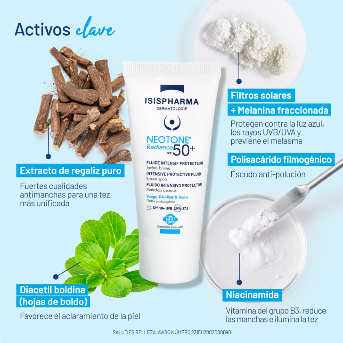 Neotone Radiance Spf50+ Tinte Medio 30 M