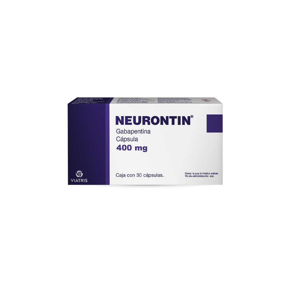 Neurontin 400 Mg 30 Cápsulas