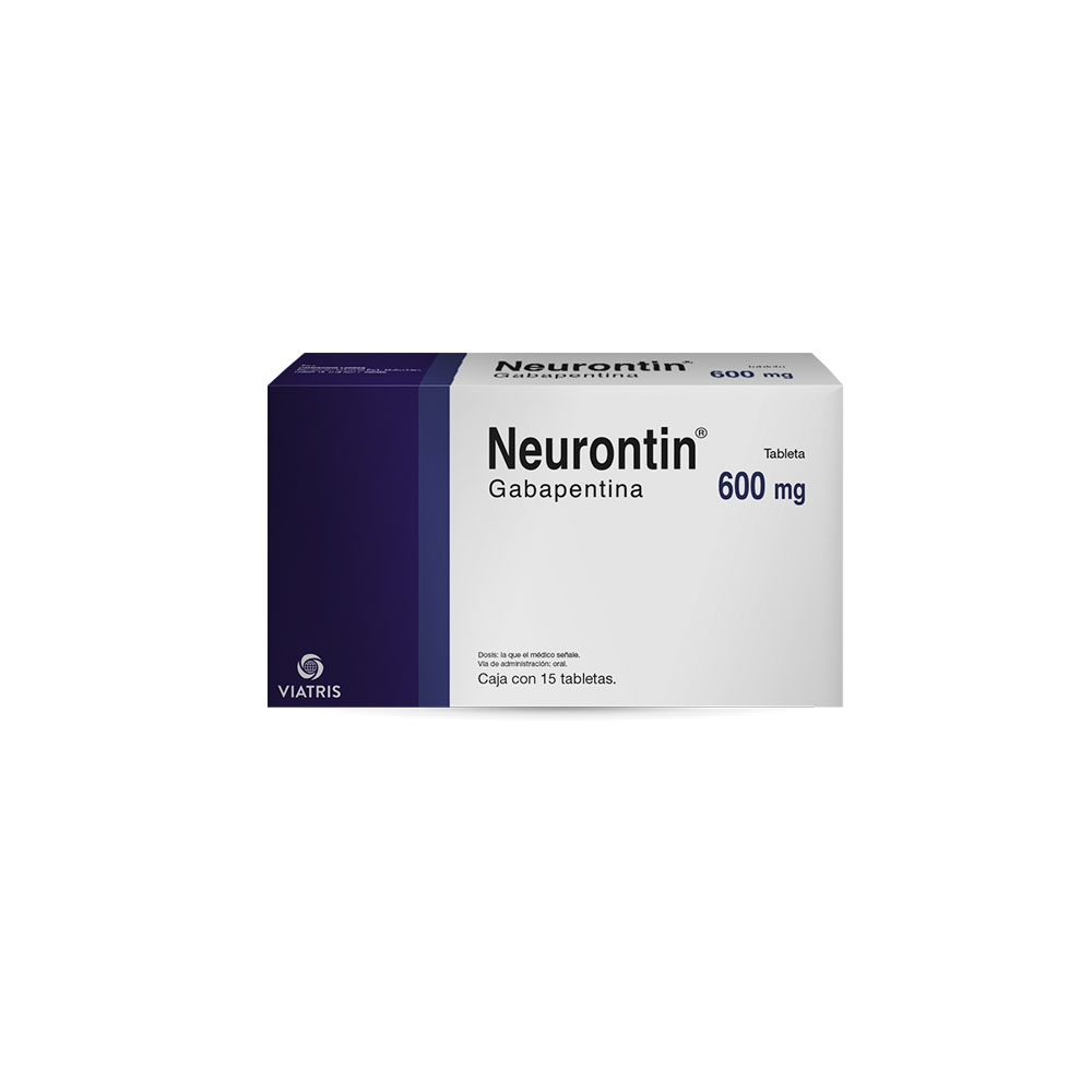 Neurontin 600 Mg 15 Tabletas