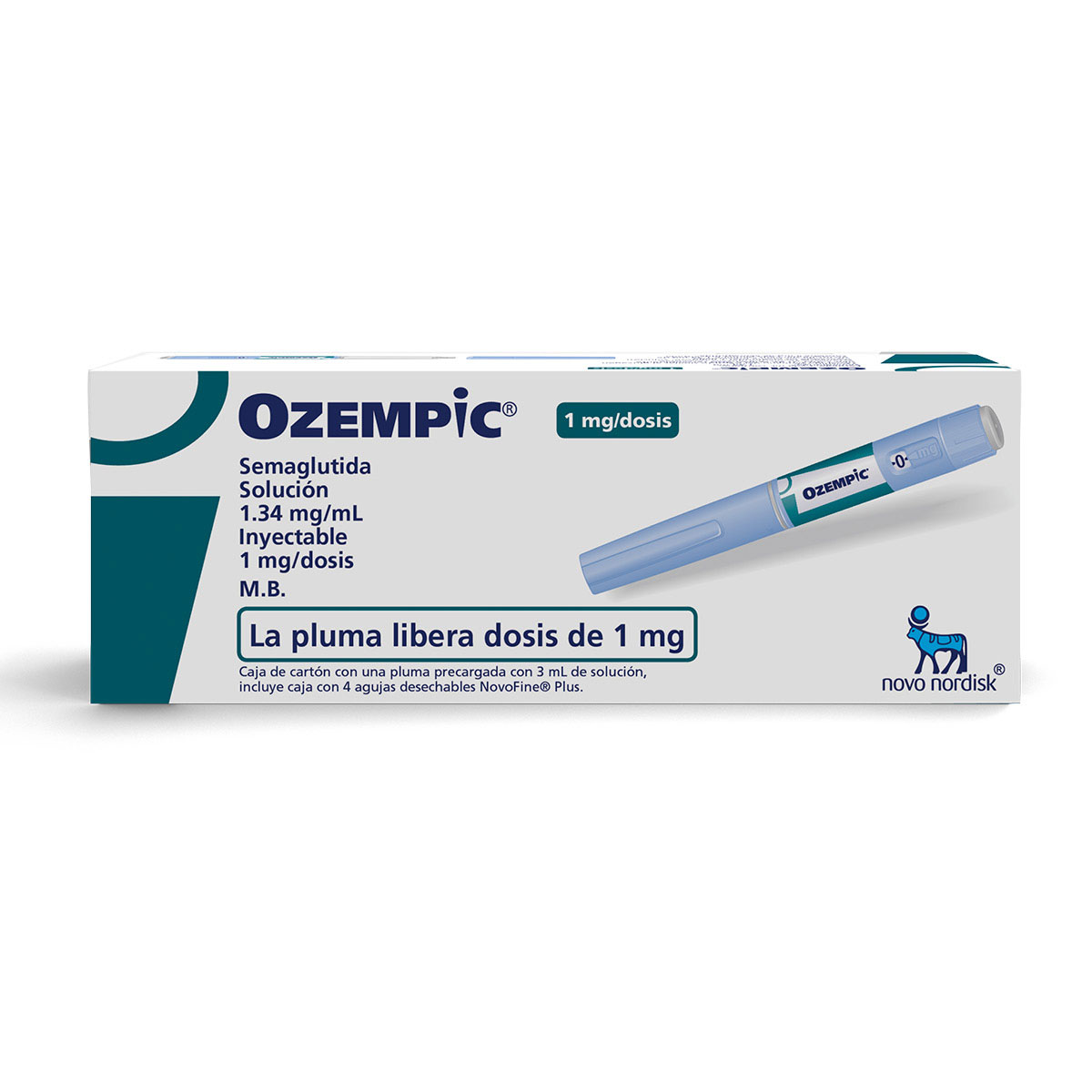 Novo Nordisk Ozempic 1 Mg 1 Pc 4pcs