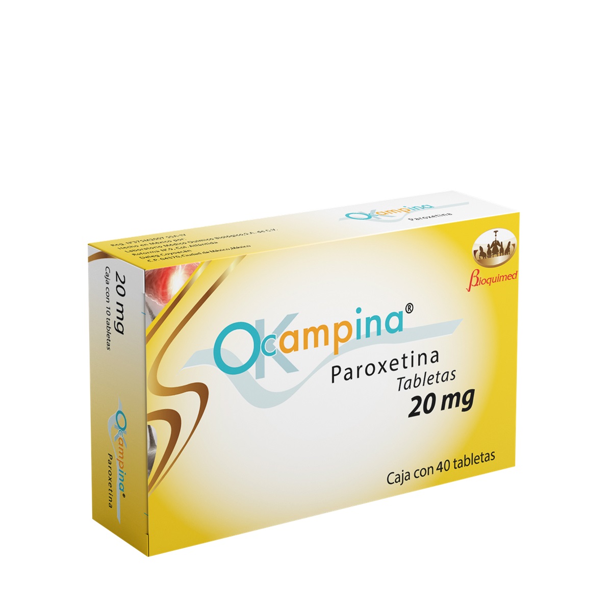 Ocampina 20 Mg C/ 40 Tabletas