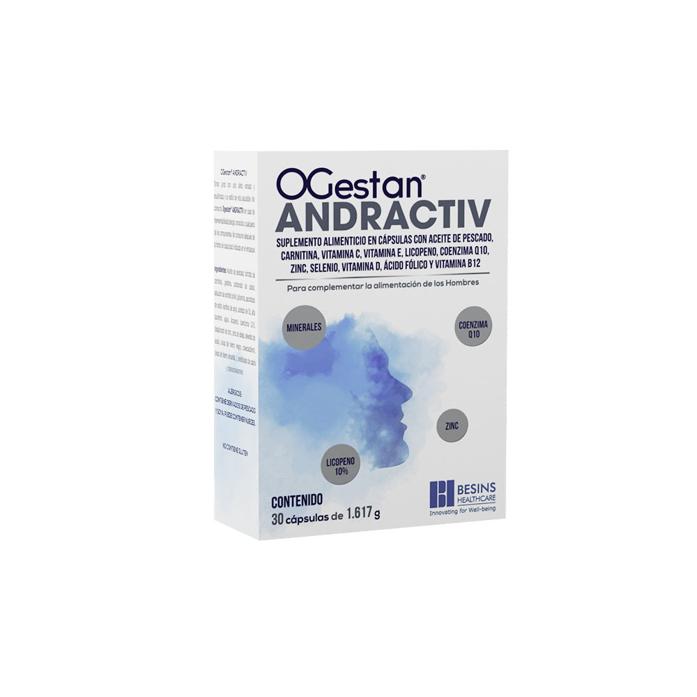 Ogestan Andractiv 30 Cápsulas | Querer Quererme