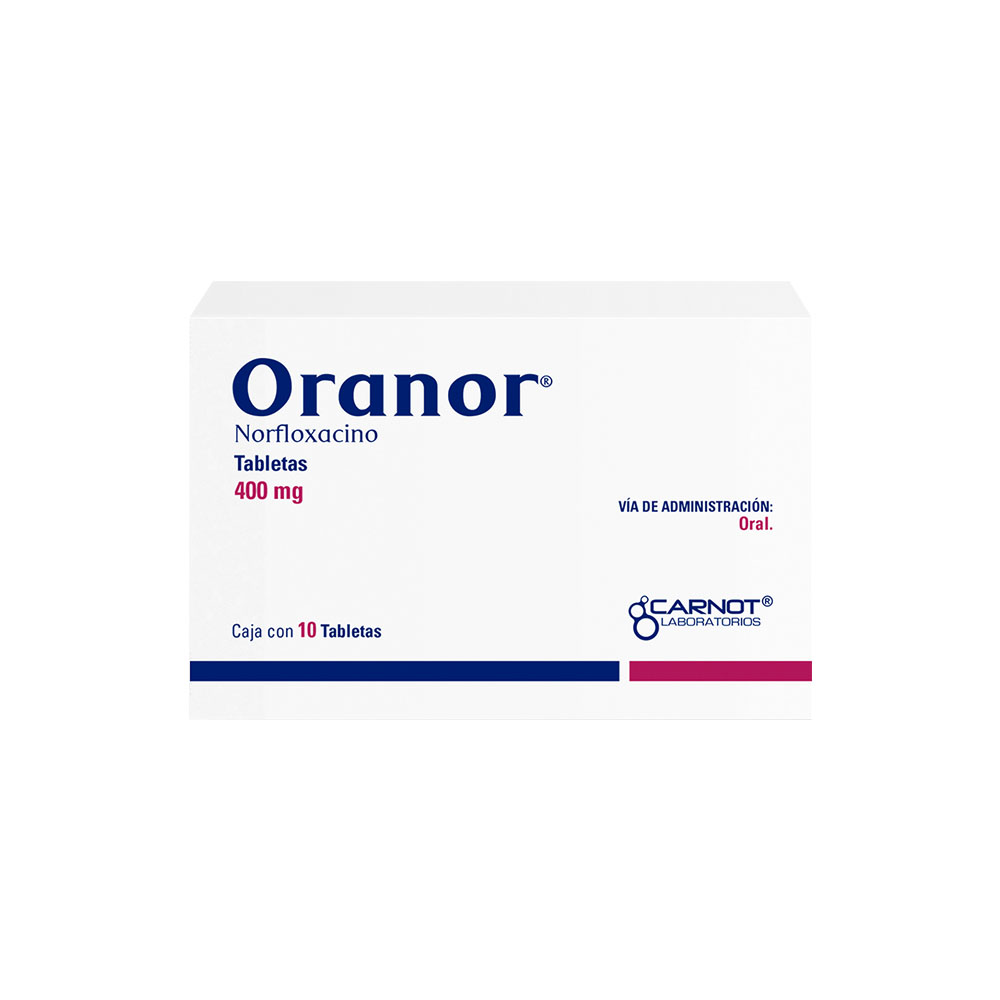 Oranor 400 Mg 10 Tabletas