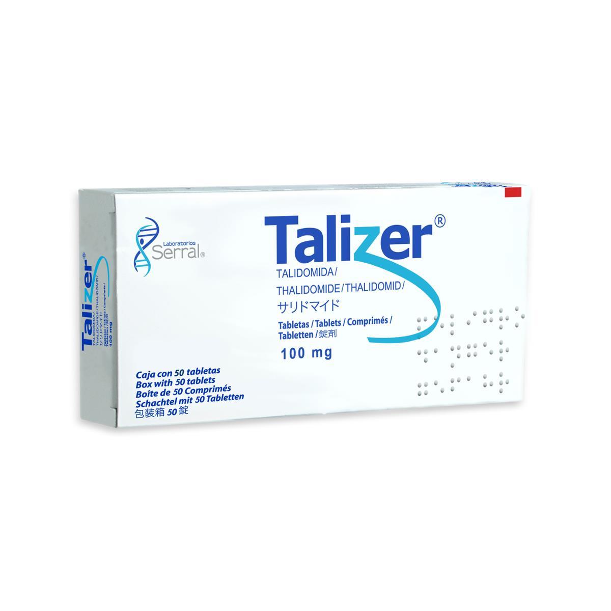 Talizer Tabletas 100 Mg. Caja C/50