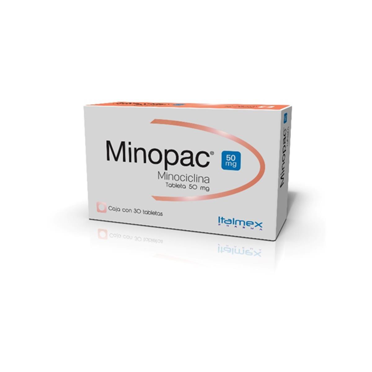 Minopac 50 Mg 30 Tabs