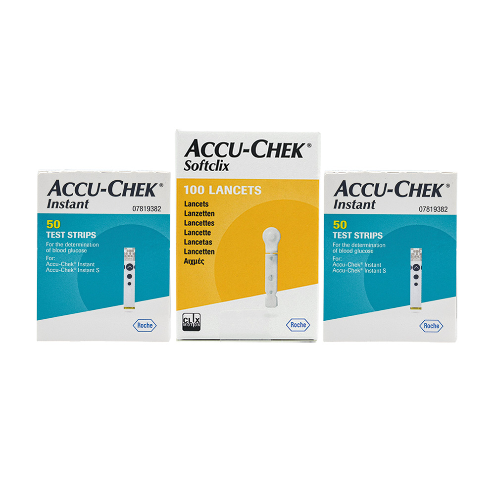Pack Accu-Chek® Instant: 100 Tiras + 100 Lancetas