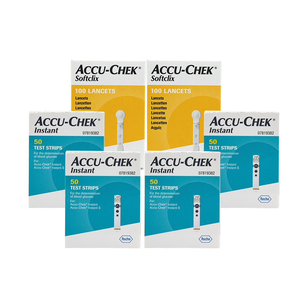 Pack Accu-Chek® Instant: 200 Tiras + 200 Lancetas