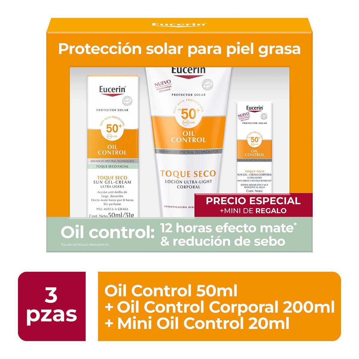 Pack Oil Control Face+Body+ Mini Face