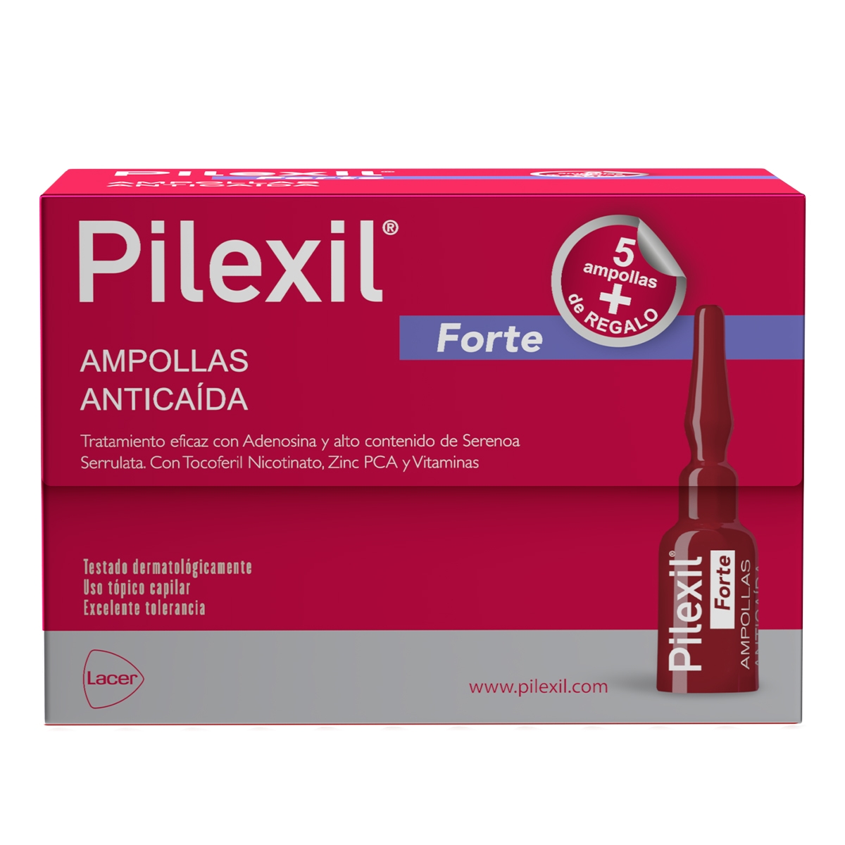 Pilexil Forte Ampolletas C/15 + 5 De Regalo