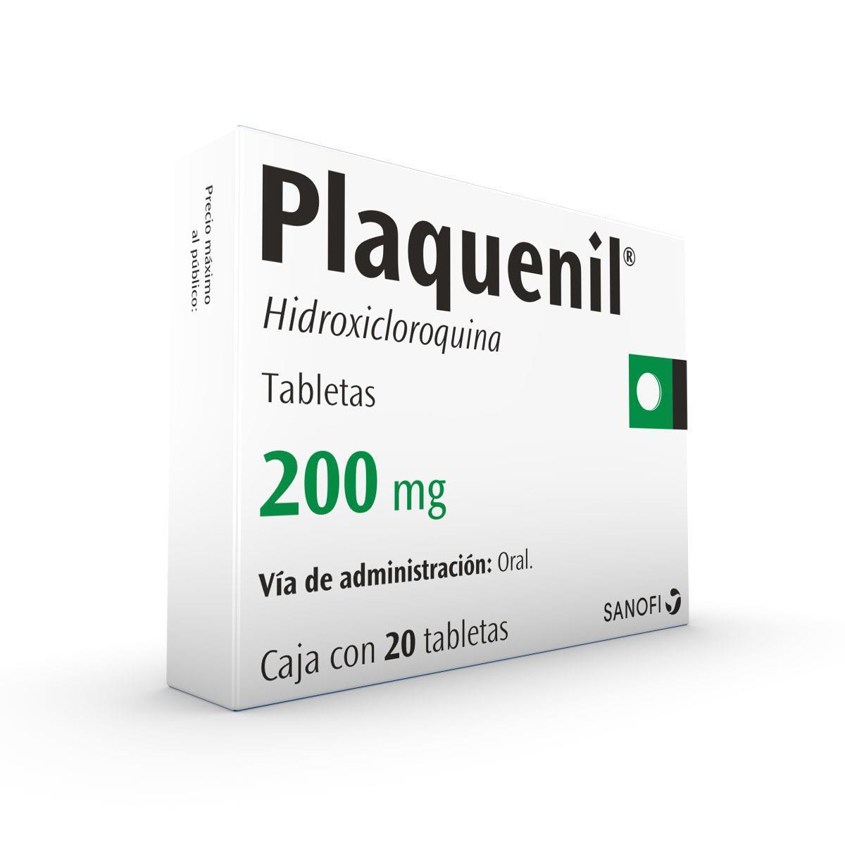Plaquenil 200 Mg 20 Tabletas