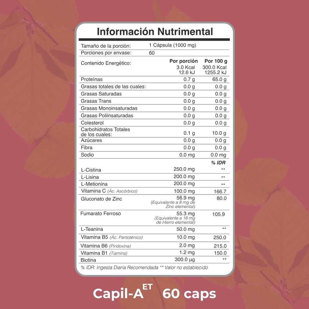 Profemme Capil-A Et 60 Caps 1 G C/U