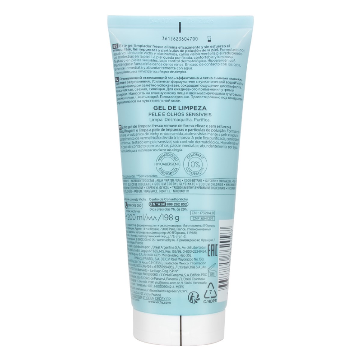 Pureté Thermale Gel Limpiador Fresco 200 Ml