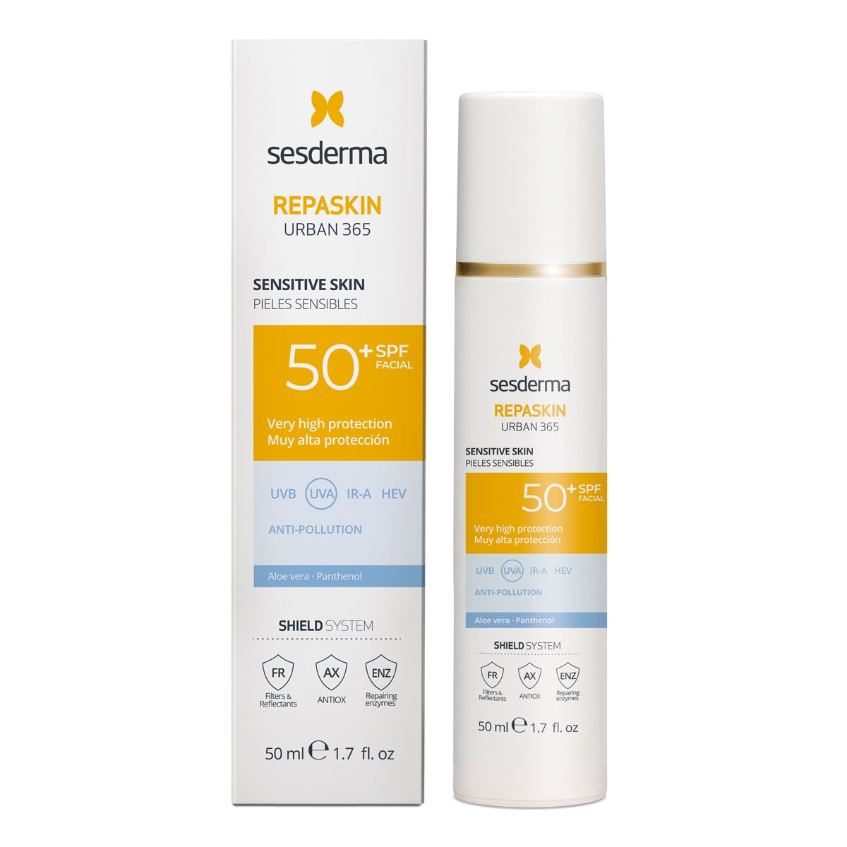 producto-Repaskin Urban 365 Piel Sensible Spf50+ 50Ml.