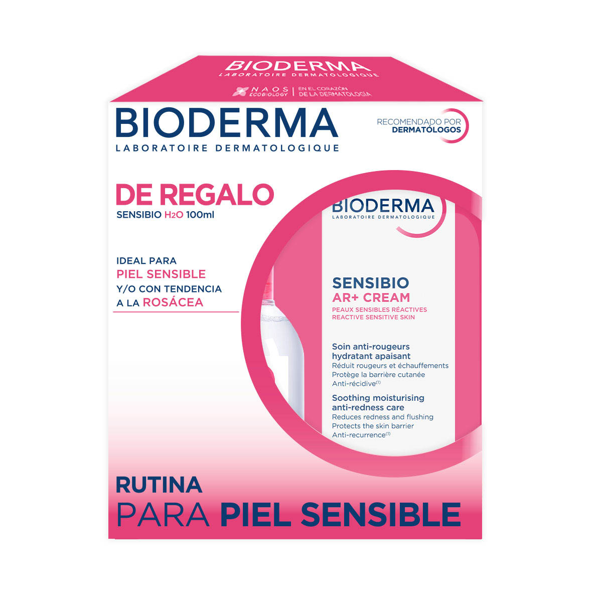 producto-Kit Sensibio Ar+ Crema 40Ml + Sensibio H2o 100 Ml