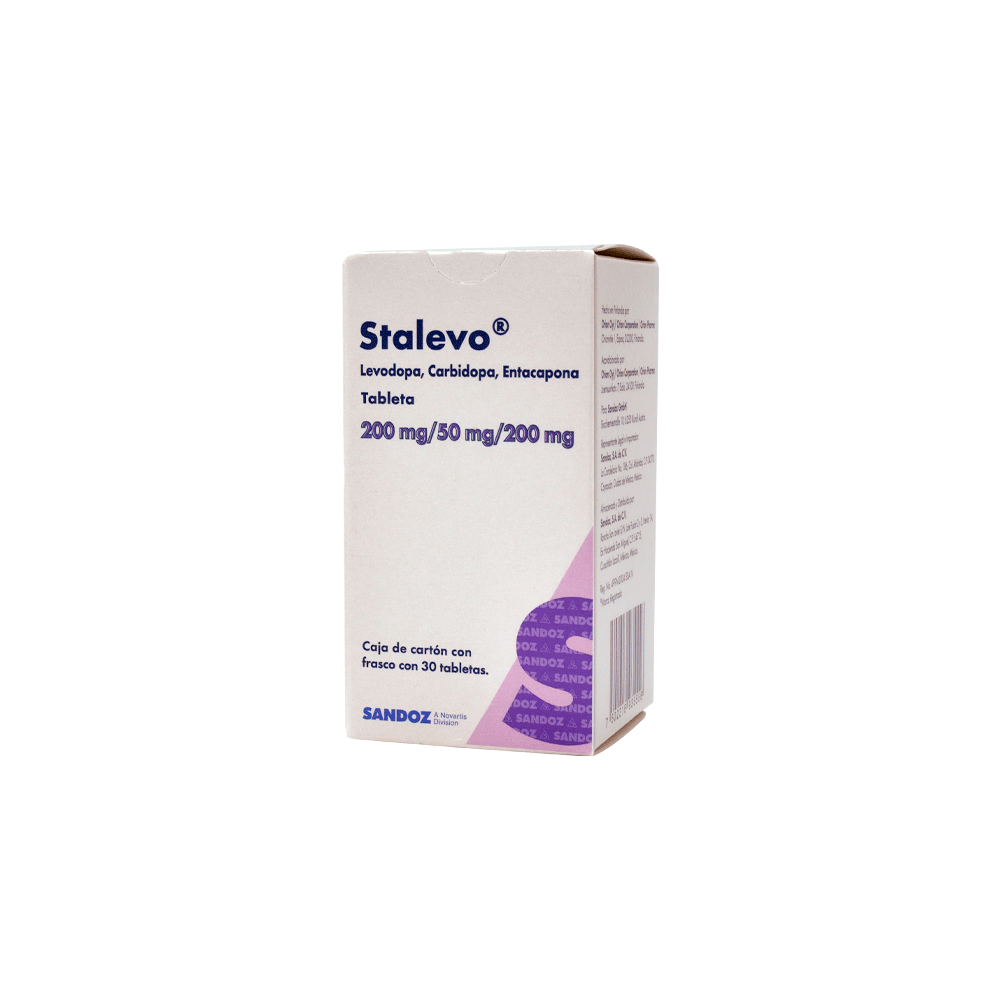 Stalevo 200/50/200 Mg 30 Tabletas