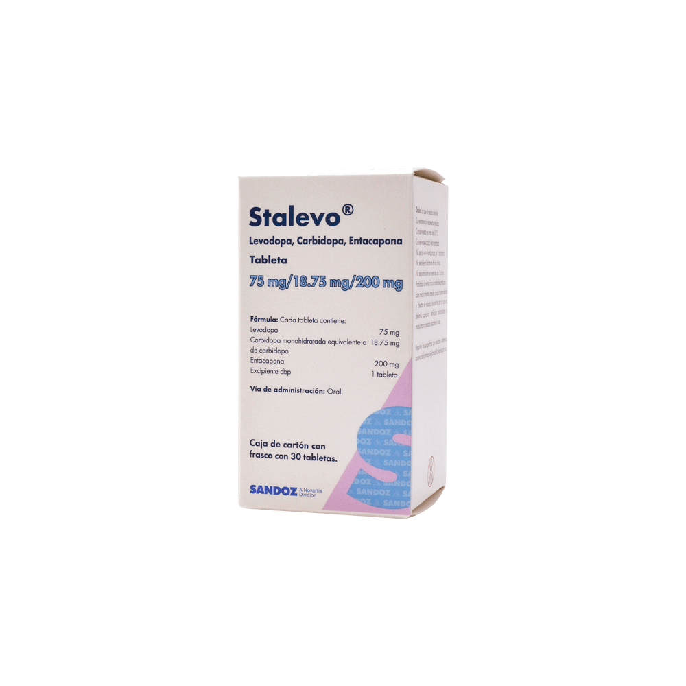 Stalevo 75/18.75/200 Mg 30 Tabletas