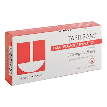 Tafitram 325/37.5 Mg 10 Tabletas