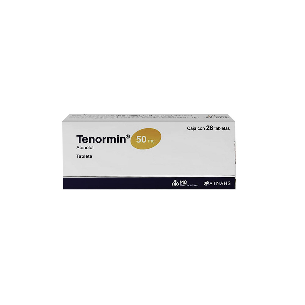 Tenormin 50 Mg 28 Tabletas