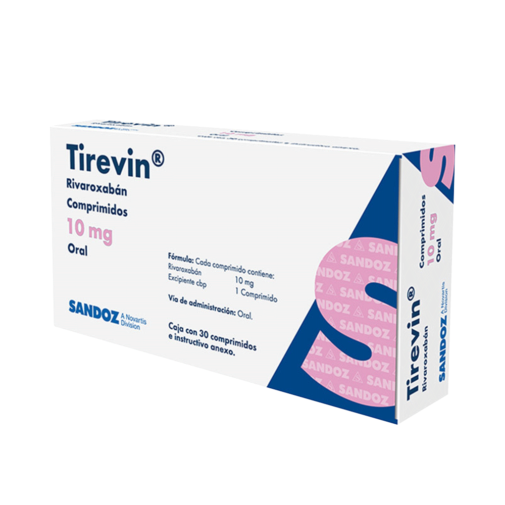 Tirevin 10 Mg 30 Comprimidos