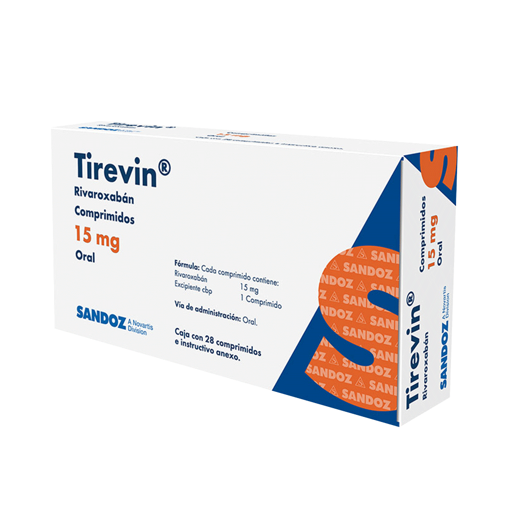 Tirevin 15 Mg 28 Comprimidos