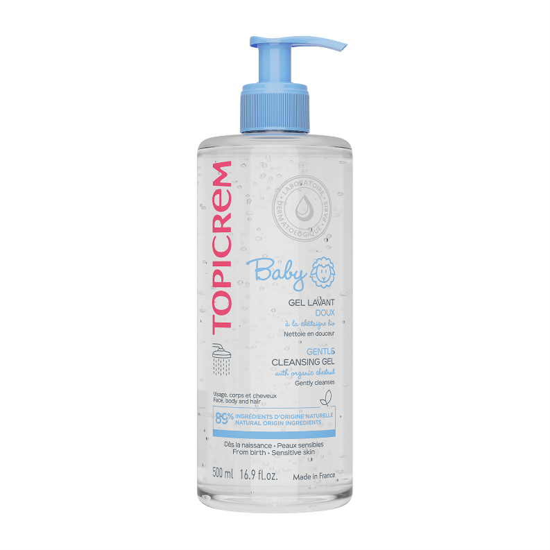 producto-Topicrem Bebé Gel Limpiador Suave 500Ml