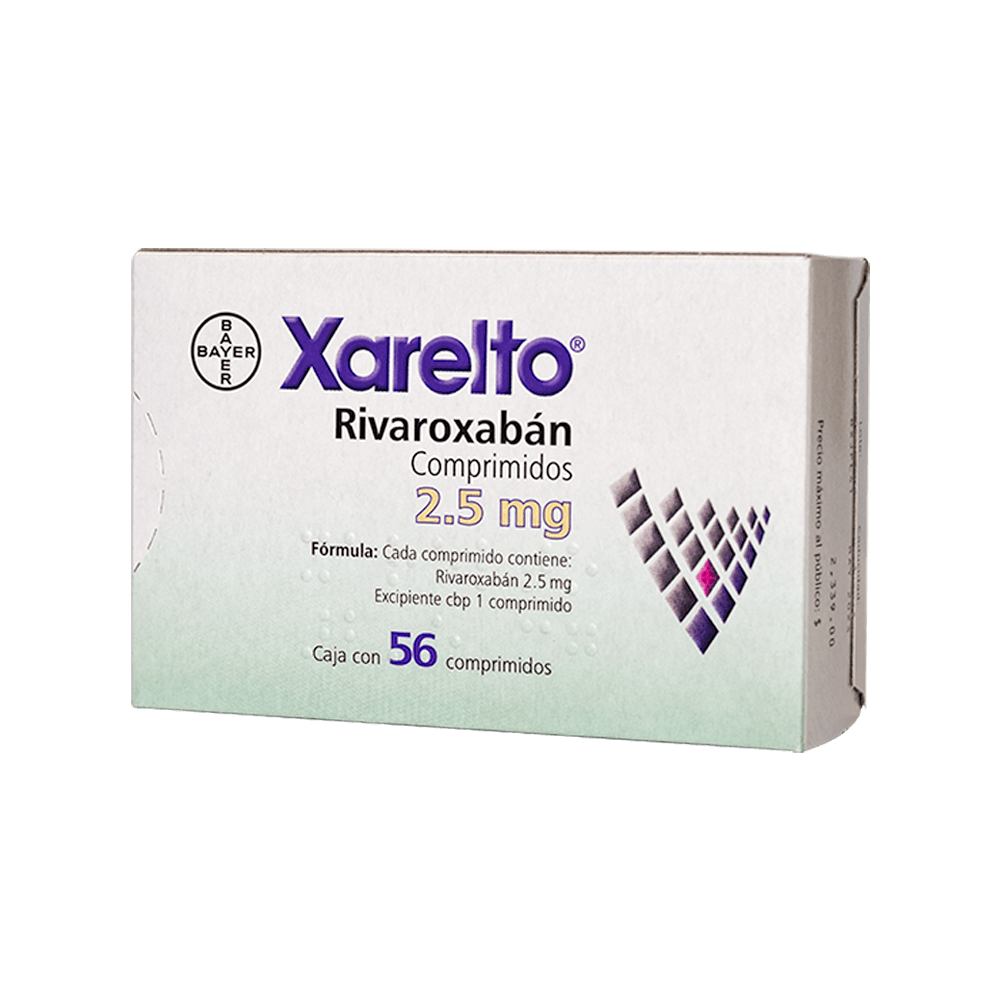 Xarelto 2.5 mg precio exclusivo del programa Escucha tu Corazón Xarelto 2.5 mg precio exclusivo del programa Escucha tu Corazón