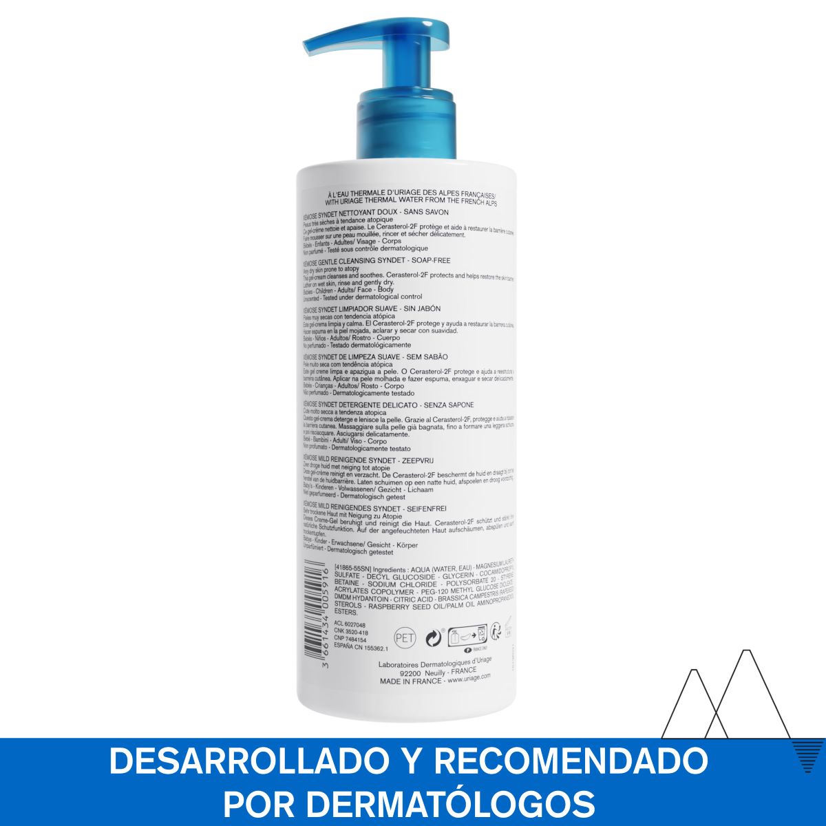 Xemose Syndet Limpiador Suave Para Piel Seca 500Ml