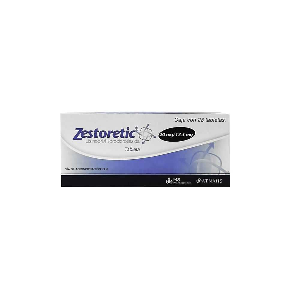 Zestoretic 20 Mg / 12.5 Mg 28 Tabletas