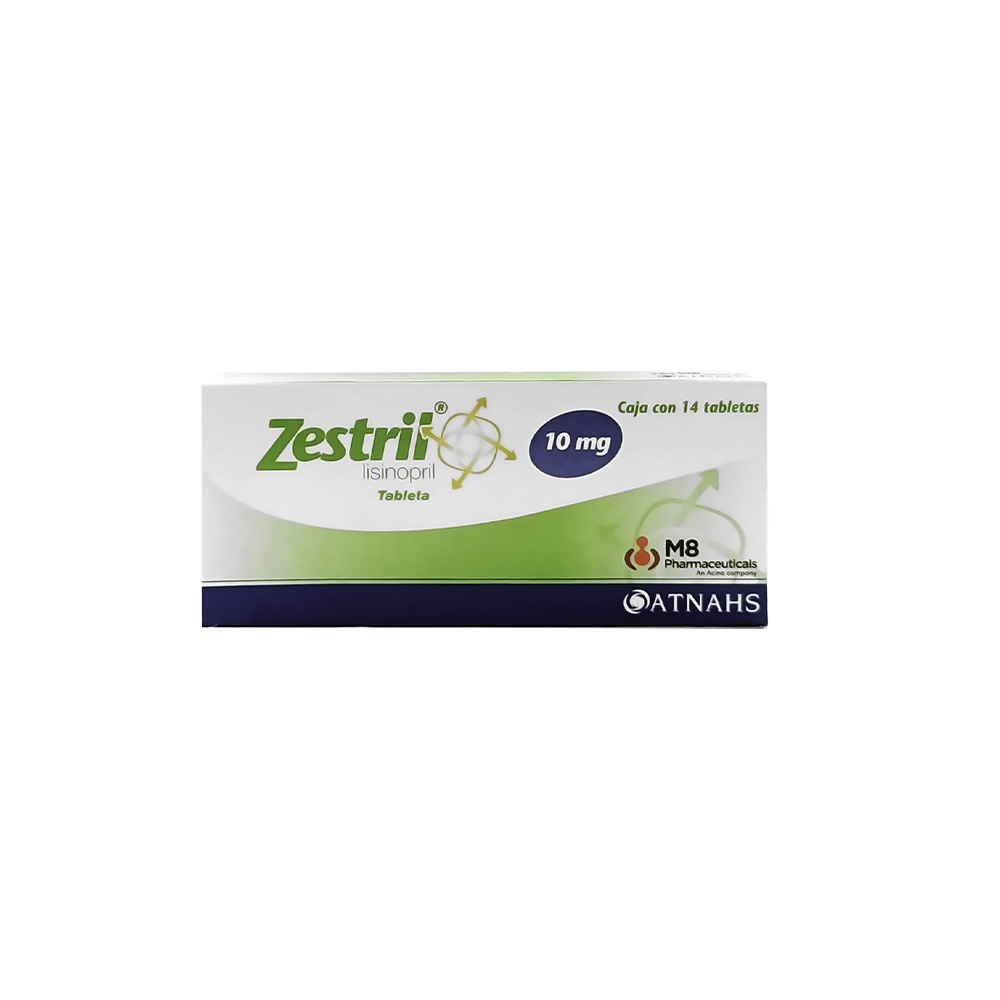 Zestril 10 Mg 14 Tabletas