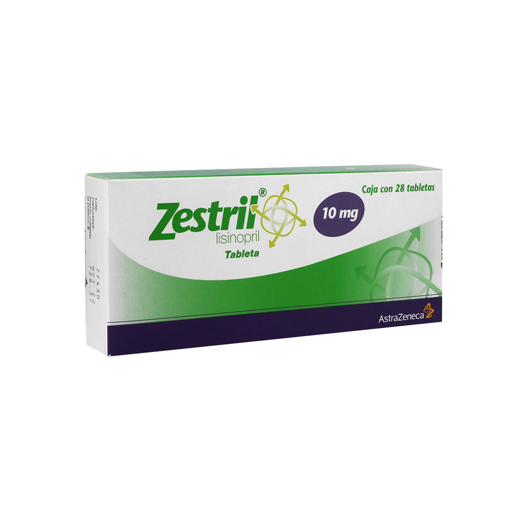 Zestril 10 Mg 28 Tabletas