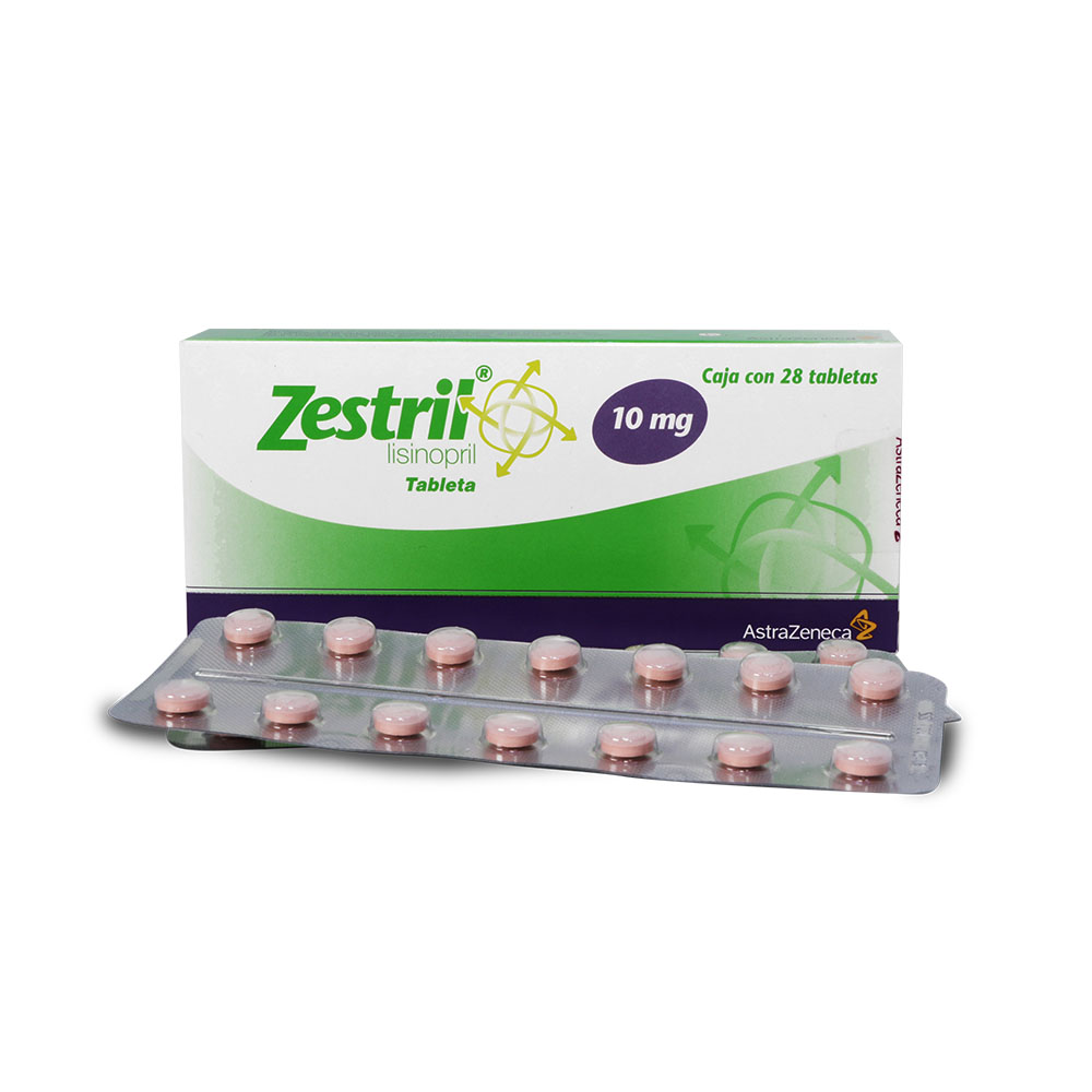 Zestril 10 Mg 28 Tabletas