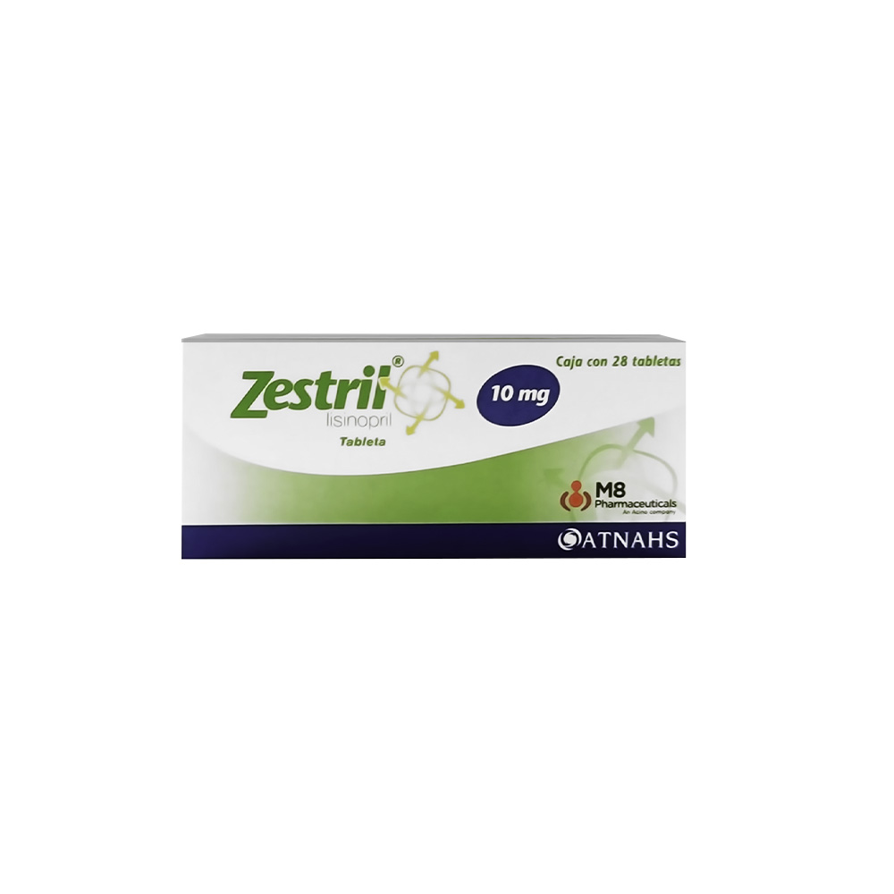Zestril 10 Mg 28 Tabletas