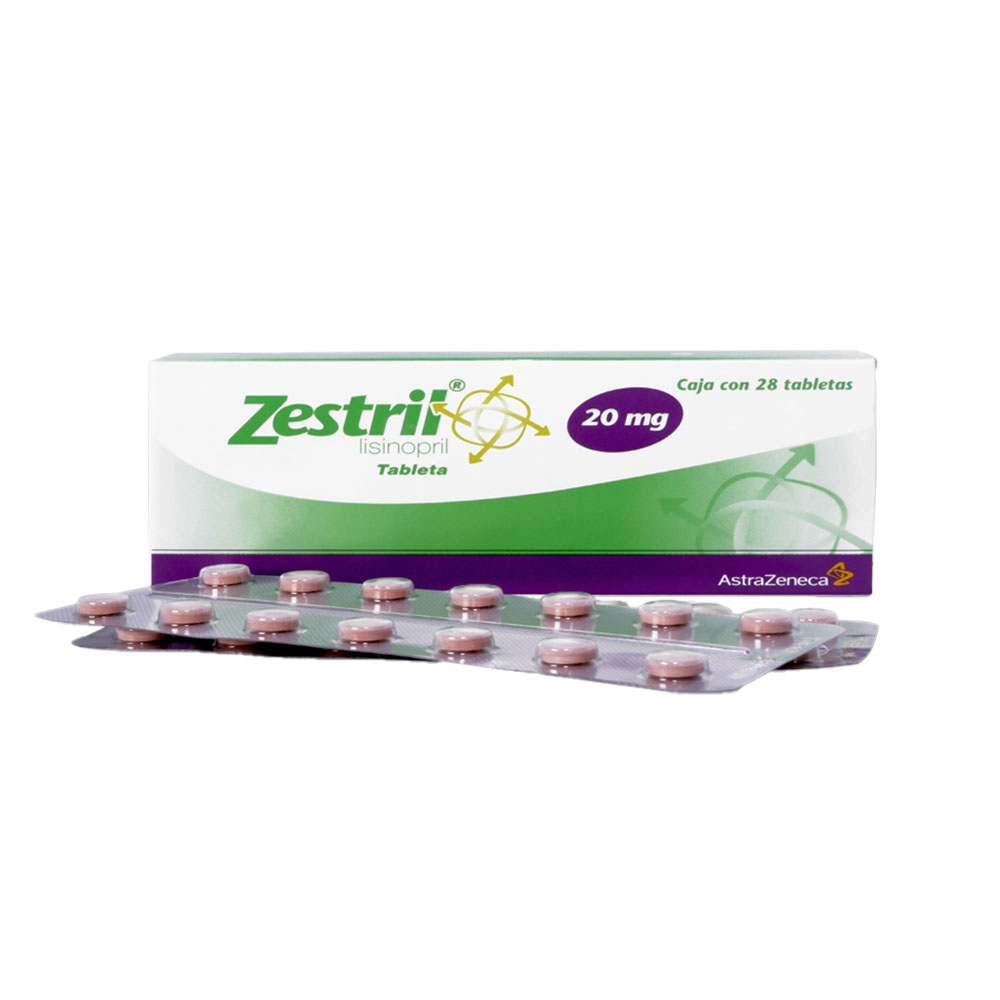 Zestril 20 Mg 28 Tabletas