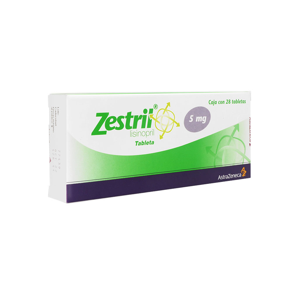 Zestril 5 Mg 28 Tabletas