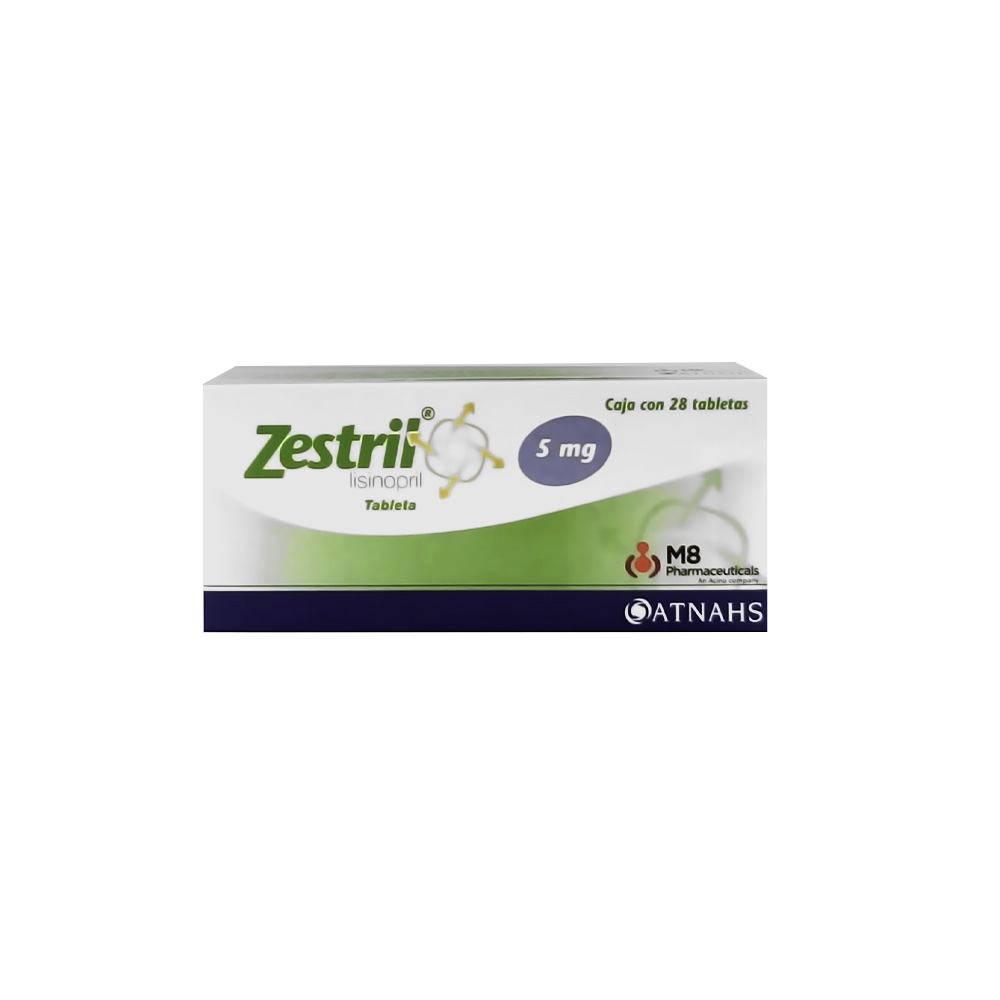 Zestril 5 Mg 28 Tabletas