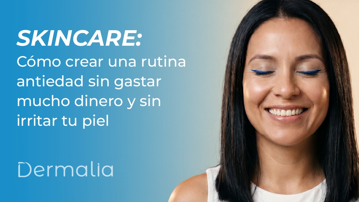 Rutina antiedad para piel sensible con skincare hidratante y prevención de arrugas sin irritación.