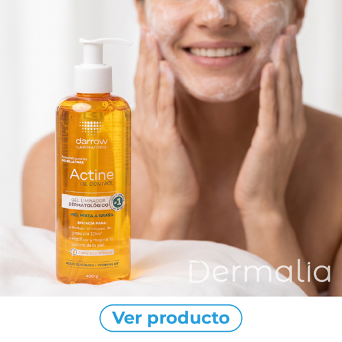 Darrow Actine Oil Control gel limpiador para piel grasa. Gel limpiador facial Darrow Actine Oil Control para piel mixta a grasa.