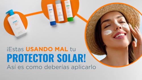 ¿Cómo aplicar correctamente el bloqueador solar?: ¡Lo podrías estar usando mal!                                                                                                                         