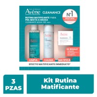 Avene Kit Cleanance Aqua Gel 50Ml + Agua Termal 50 Ml + Cleanance Gel 100Ml