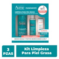 Avene Kit Cleanance Gel 400Ml + Cleanance Gel 100Ml + Cleanance Comedomed 5Ml