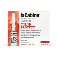 Caja De Ampolletas Capilares Flash Hair Color Protect Lacabine 7 X 5Ml 
