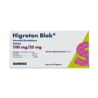 Higroton Blok 100 Mg / 25 Mg 30 Tabletas