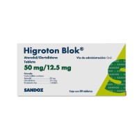 Higroton Blok 50 Mg / 12.5 Mg 30 Tabletas