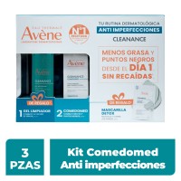 Kit Cleanance Comedomed 30Ml + Gel 100 Ml + Mascarilla Detox